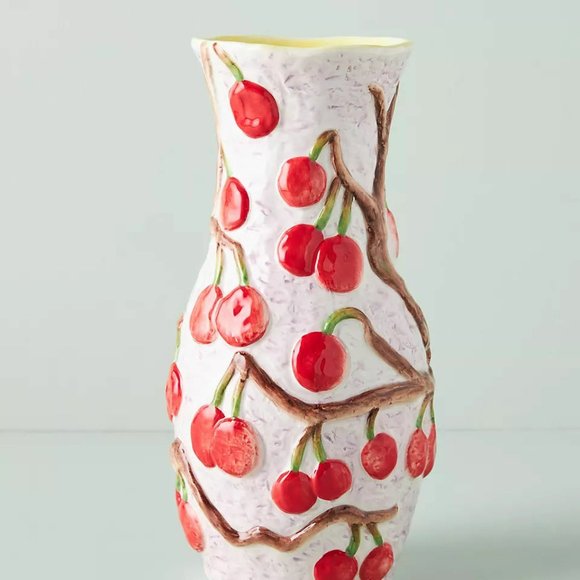 Anthropologie Nathalie Lete Nature Nurture Vase French Chic Style - NEW - Picture 3 of 3